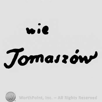 wie Tomaszow written.