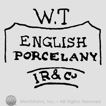 English Porcelany in the middle;WT on top;IR & Co below.