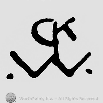 Monogram of letters CKW.