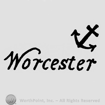 An anchor with word Worcester.
