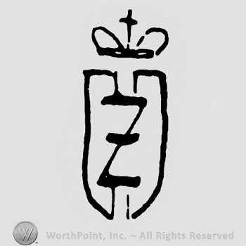 Shield with letter Z inside and a crown with cross on top.
