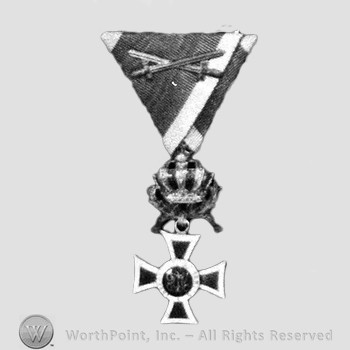 Order, medal or decoration : Knight breast badge.