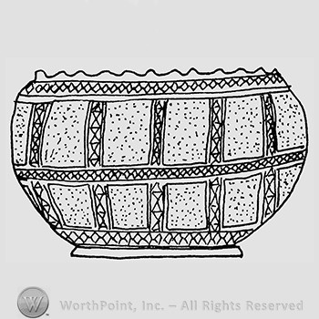 Carnival Glass Pattern : Frosted Block.