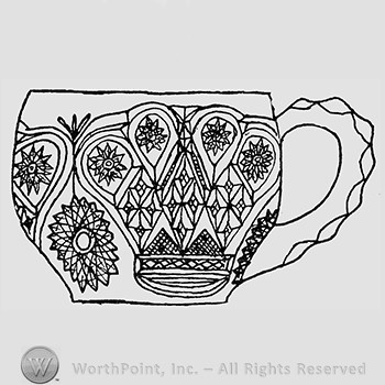 Carnival Glass Pattern : Royalty.