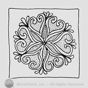 Carnival Glass Pattern : Starfish.