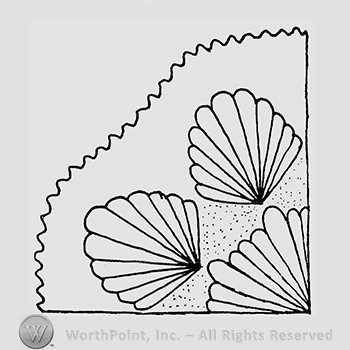 Carnival Glass Pattern : Carnival Shell.