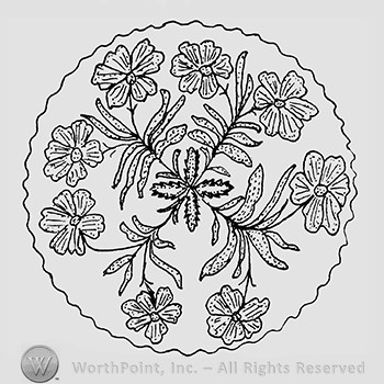 Carnival Glass Pattern : Primrose.
