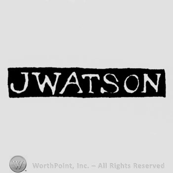 The name J Watson written with uppercase letters
