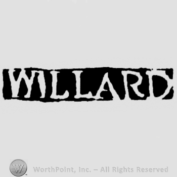 The name Willard written with uppercase letters