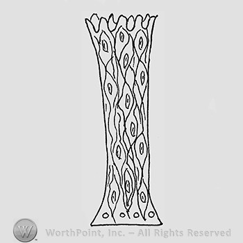 Carnival Glass Pattern : Northwood's Tree Trunk.