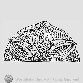 Carnival Glass Pattern : Diamond Ring.
