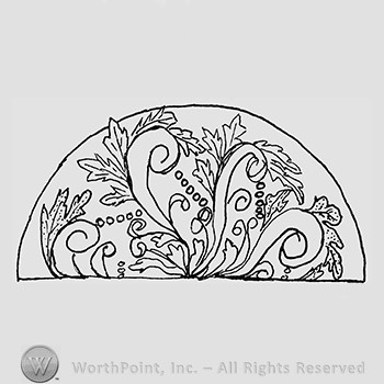 Carnival Glass Pattern : Seaweed.