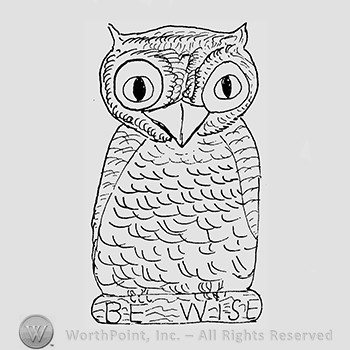 Carnival Glass Pattern : Wise Owl.