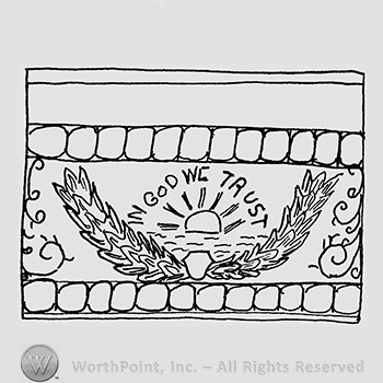 Carnival Glass Pattern : God and Home.