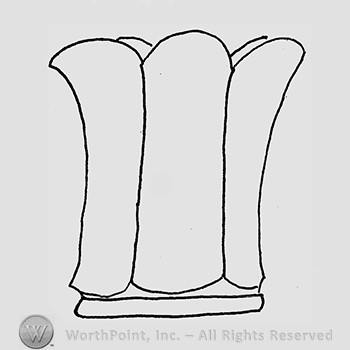Carnival Glass Pattern : Toothpick.
