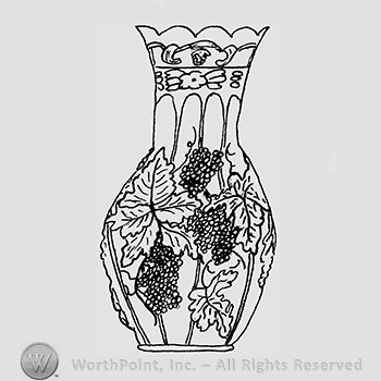 Carnival Glass Pattern : Loganberry.