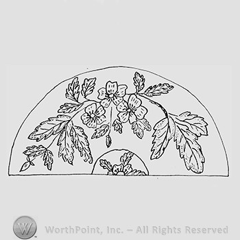 Carnival Glass Pattern : Dogwood Sprays.
