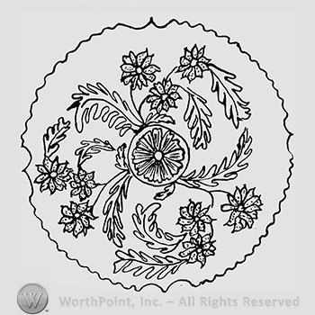 Carnival Glass Pattern : Western Daisy.