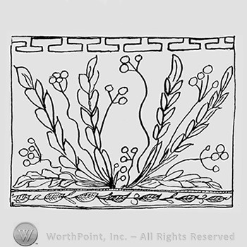 Carnival Glass Pattern : Wild Berry.