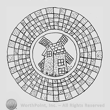 Carnival Glass Pattern : Dutch Plate.