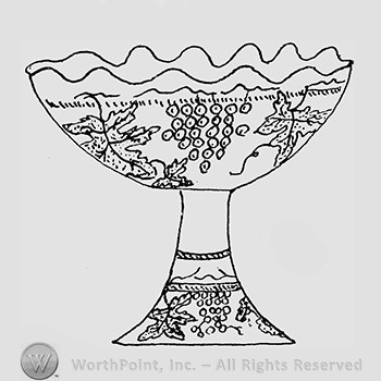 Carnival Glass Pattern : Open Compote.