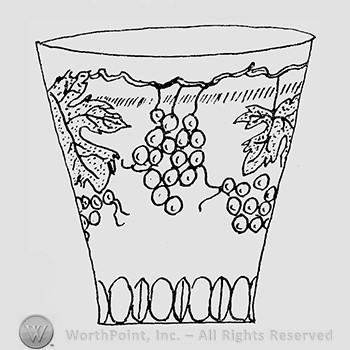 Carnival Glass Pattern : Shot Glass.
