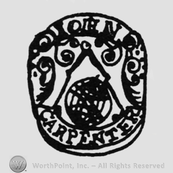 image of planet earth, "IOHN" above, "CARPENTER" under