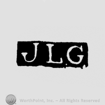 The letters JLG
written in uppercase