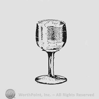 Albany Glass Pattern : Goblets
