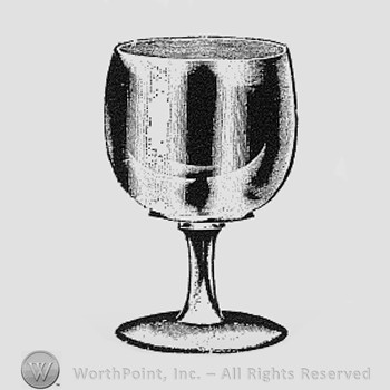 Albany Glass Pattern : Goblets