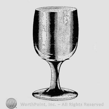 Albany Glass Pattern : Goblets, Cocktails