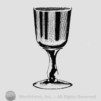 Albany Glass Pattern : Cordials and Wines