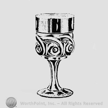 Albany Glass Pattern : Cordials and Wines