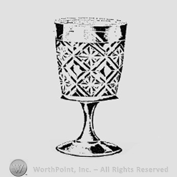Albany Glass Pattern : Cordials and Wines