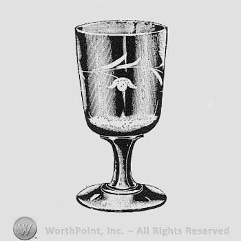 Albany Glass Pattern : Goblets and Wines