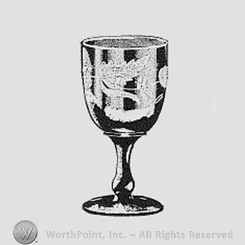 Albany Glass Pattern : Goblets and Wines