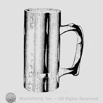 Albany Glass Pattern : Beer Mugs