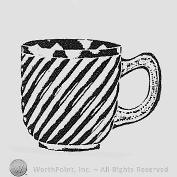 Albany Glass Pattern : Mugs, Cream