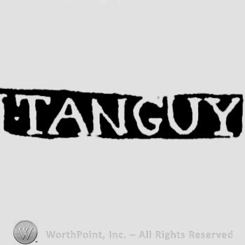 The name Tanguy written with uppercase letters