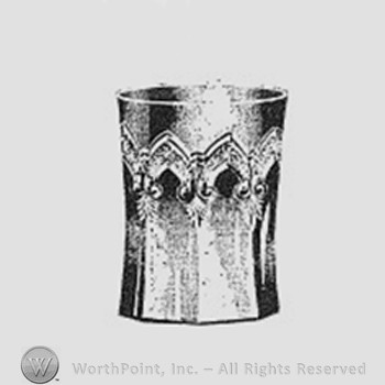 Albany Glass Pattern :Silver Band, no166