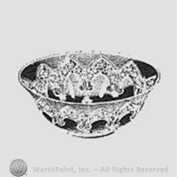 Albany Glass Pattern :Silver Band, no166