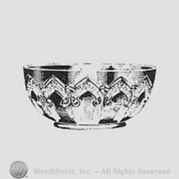 Albany Glass Pattern :Silver Band, no166