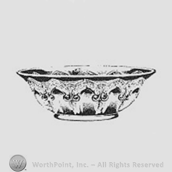 Albany Glass Pattern :Silver Band, no166