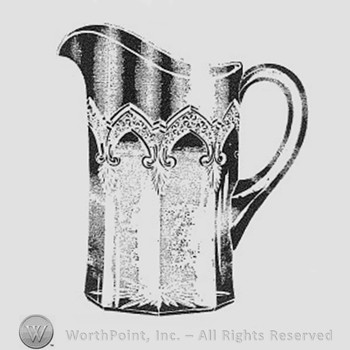 Albany Glass Pattern :Silver Band, no166