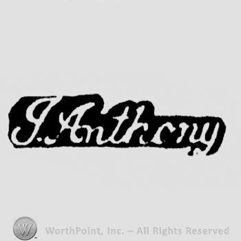 The name J. Anthony handwritten and leaned to the right