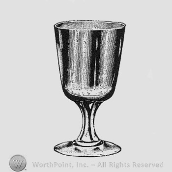 Albany Glass Pattern : Goblets
