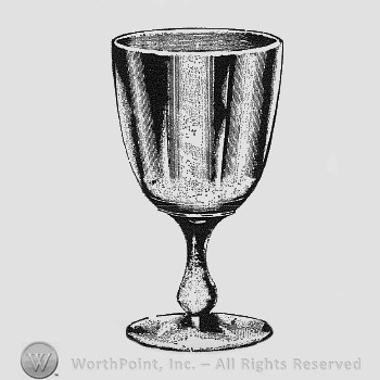 Albany Glass Pattern : Goblets