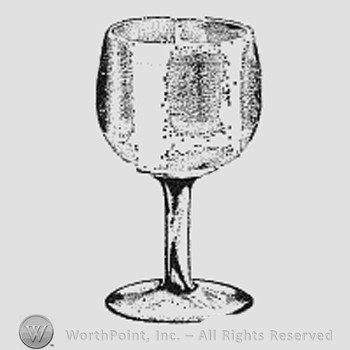 Albany Glass Pattern : Goblets