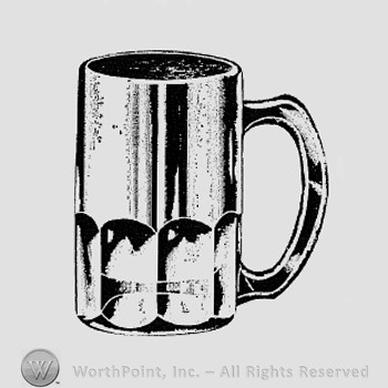 Albany Glass Pattern : Beer Mugs