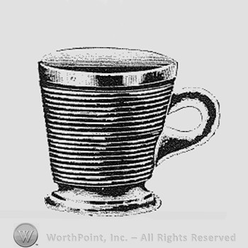 Albany Glass Pattern : Mugs, Cream